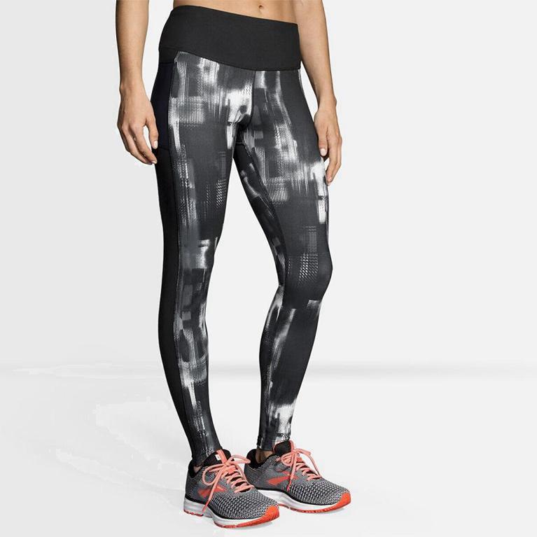 Brooks Greenlight - Leggings Mujer - Gris (HA0921384)